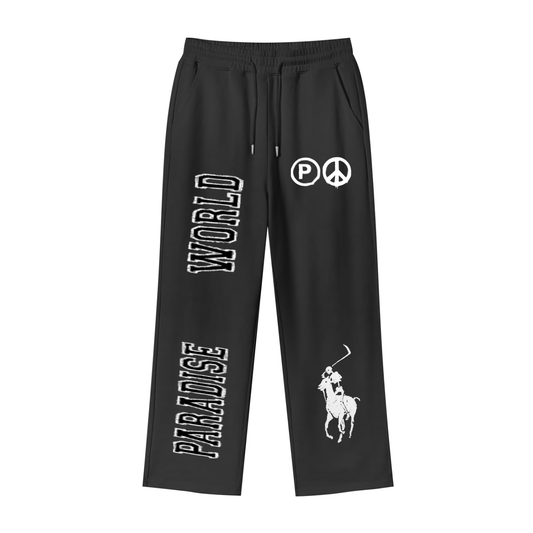 Paradise Loose Fit Fleece Straight Leg Pants