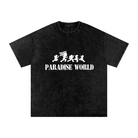 Paradise Dream Acid Wash OVERSIZE T-Shirt
